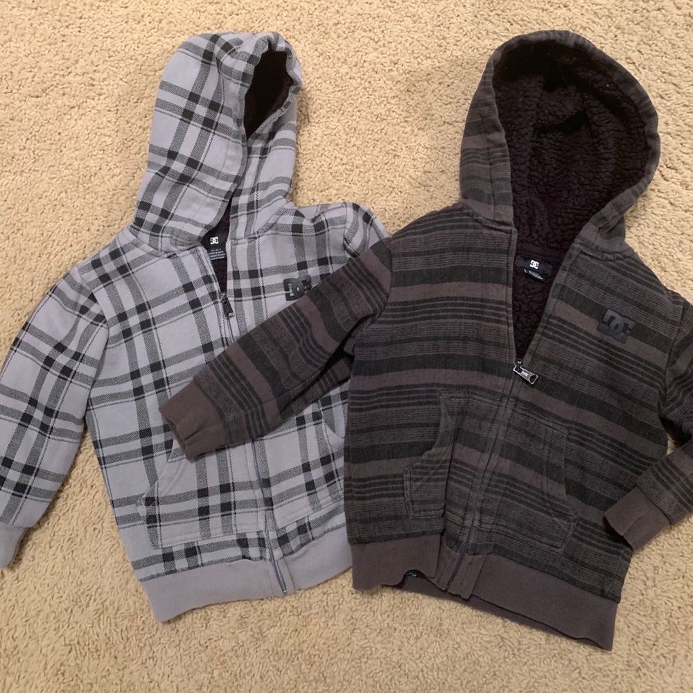 Two DC Brand Sweatshirts- Fully Lined